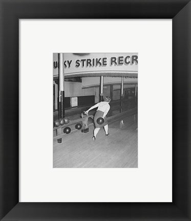 Framed Art Lucky Strike Wall Decor 18x24 Artwork