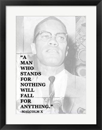 Framed Art Frame Art A Man Who Stands for Nothing by Veruca Salt Wall Decor 18x24 Artwork