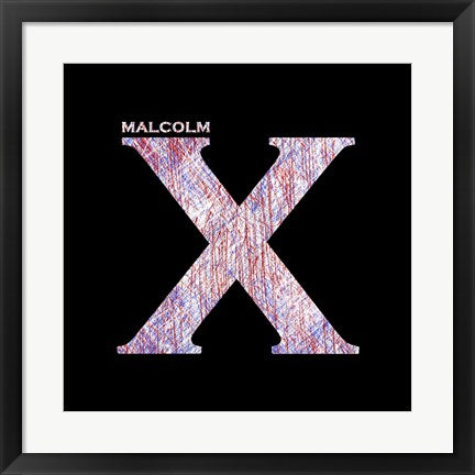 Framed Art X by Veruca Salt Wall Decor 18x24 Artwork