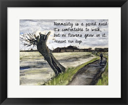 Normality - Van Gogh Quote 1 by Quote Master