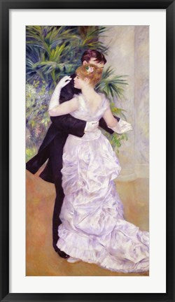 Framed Art Frame Art Dance in the City, 1883 by Pierre-Auguste Renoir Wall Decor 18x24 Artwork
