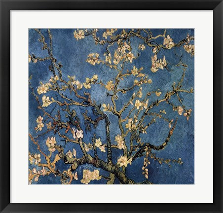 Framed Art Frame Art Blossoming Almond Tree, Saint-Remy, c.1890 Detail by Vincent Van Gogh Wall Decor 18x24 Artwork