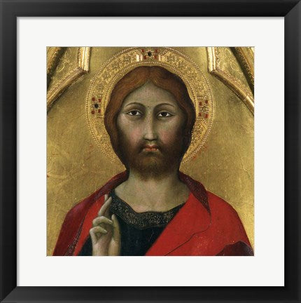 Framed Art Christ Blessing - Detail Wall Decor 18x24 Artwork