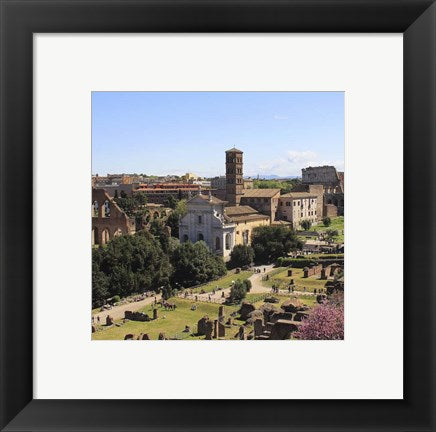 Framed Art Look from Palatine Hill Francesca Romana Wall Decor 18x24 Artwork