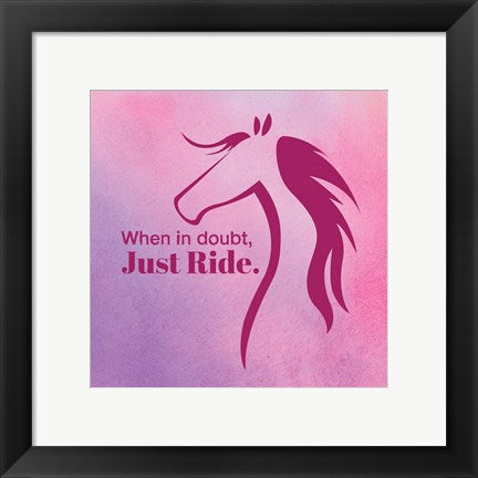 Framed Art Horse Quote 5 by Sports Mania Wall Decor 18x24 Artwork