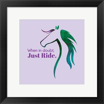 Framed Art Horse Quote 12 by Sports Mania Wall Decor 18x24 Artwork