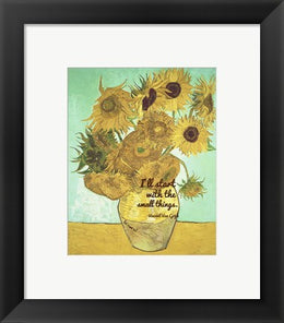 Small Things - Van Gogh Quote 1 by Quote Master