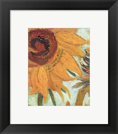 Framed Art Small Things - Van Gogh Quote 2 Wall Decor 18x24 Artwork