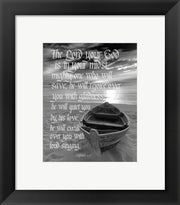 Zephaniah 3:17 The Lord Your God (Beach Black & White) by Inspire Me