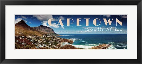 Framed Art Vintage, Capetown, South Africa, Africa by Take Me Away Wall Decor 18x24 Artwork