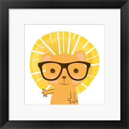 Framed Art Leo the Lion Wall Decor 18x24 Artwork