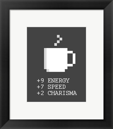 Framed Art Coffee Equipped Wall Art Wall Decor 18x24 Artwork