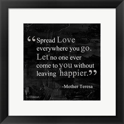 Framed Art Spread Love Wall Decor 18x24 Artwork