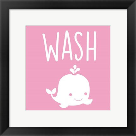 Framed Art Sea Creatures-Wash Wall Decor 18x24 Artwork