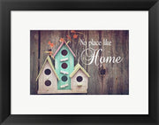 No Place Like Home Bird Houses by Color Me Happy