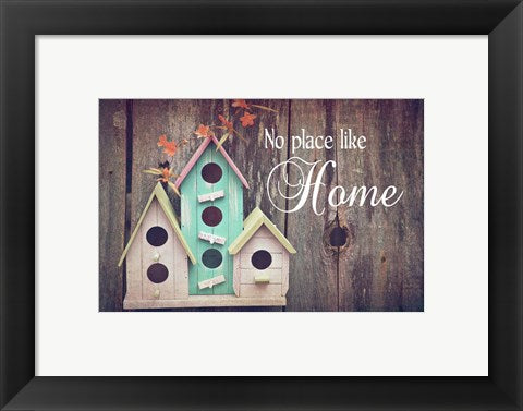 No Place Like Home Bird Houses by Color Me Happy