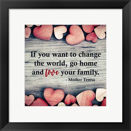 Framed Art If You Want To Change The World Wall Decor 18x24 Artwork