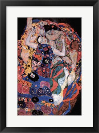 Framed Art The Embrace by Gustav Klimt Wall Decor 18x24 Artwork