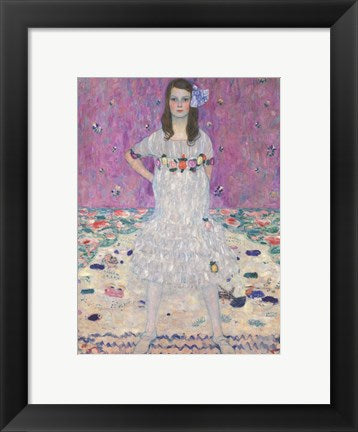 Framed Art Portrait of Mada Primavesi, 1912 by Gustav Klimt Wall Decor 18x24 Artwork