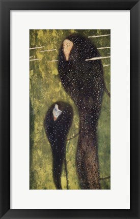 Framed Art Odine by Gustav Klimt Wall Decor 18x24 Artwork