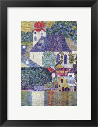 Framed Art St Wolfgang Church by Gustav Klimt Wall Decor 18x24 Artwork