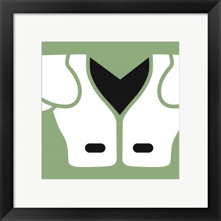 Framed Art Frame Art Football Close-ups - Shoulder Pads by Sports Mania Wall Decor 18x24 Artwork