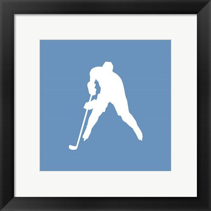 Hockey Player Silhouette - Part III by Sports Mania