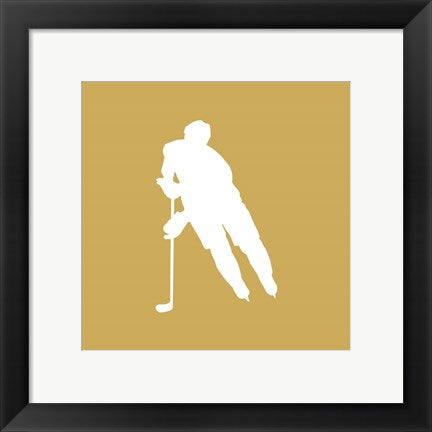 Hockey Player Silhouette - Part IV by Sports Mania
