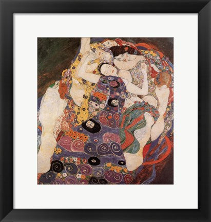 Framed Art The Virgin, c.1913 (square detail) by Gustav Klimt Wall Decor 18x24 Artwork