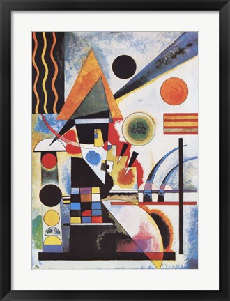 Framed Art Balancement by Wassily Kandinsky Wall Decor 18x24 Artwork