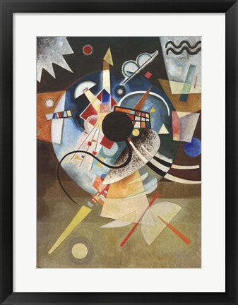 Framed Art A Centre 1924 by Wassily Kandinsky Wall Decor 18x24 Artwork