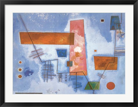 Framed Art J Contard by Wassily Kandinsky Wall Decor 18x24 Artwork