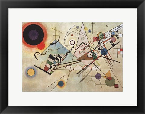 Framed Art Frame Art Composition VIII, 1923 by Wassily Kandinsky Wall Decor 18x24 Artwork