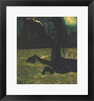 Framed Art Moonlit Night, 1907 by Wassily Kandinsky Wall Decor 18x24 Artwork