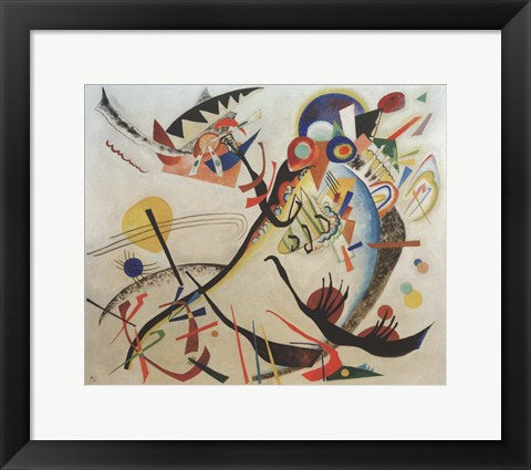 Framed Art Framed Blue Segment, 1921 by Wassily Kandinsky Wall Decor18x24 Artwork