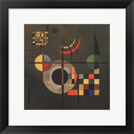 Framed Art Frame Art Counterweights, 1926 by Wassily Kandinsky Wall Decor 18x24 Artwork