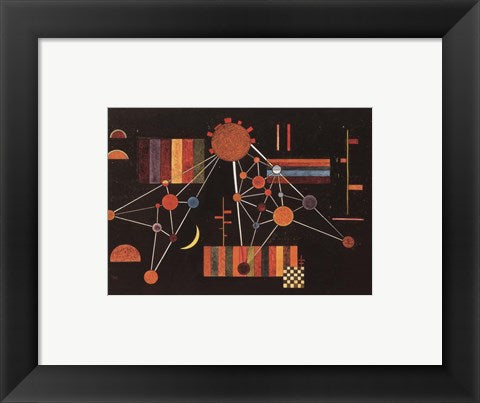 Framed Art Geflecht von Oben no. 231, c.1927 by Wassily Kandinsky Wall Decor 18x24 Artwork