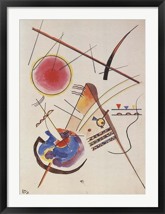 Framed Art Frame Art Aquarelle Gastebuch, 1925 by Wassily Kandinsky Wall Decor 18x24 Artwork