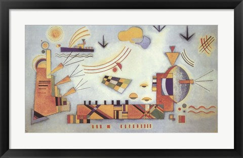 Framed Art Milder Vorgang, 1928 by Wassily Kandinsky Wall Decor 18x24 Artwork