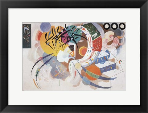 Framed Art Frame Art Dominant Curve, c.1936 by Wassily Kandinsky Wall Decor 18x24 Artwork