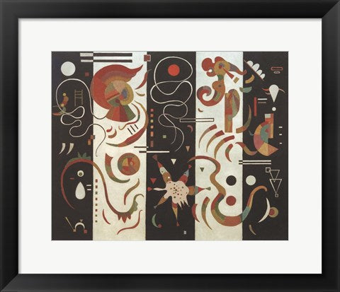 Framed Art Stripe, 1934 by Wassily Kandinsky Wall Decor 18x24 Artwork