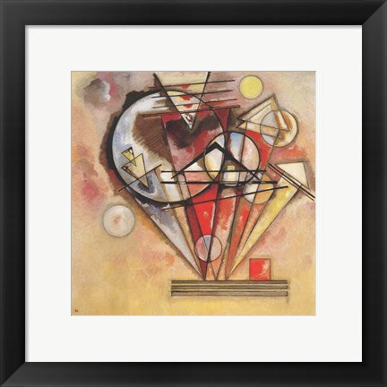 Framed Art On Points, 1928 by Wassily Kandinsky Wall Decor 18x24 Artwork