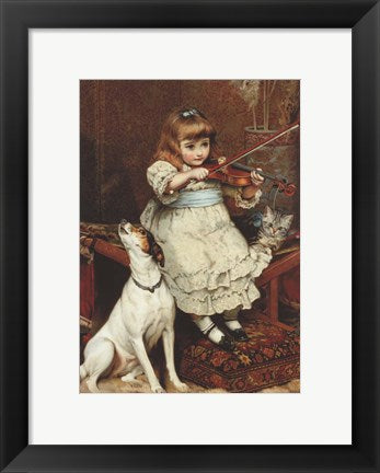 Framed Art The Broken String by Charles Burton Barber Wall Decor 18x24 Artwork