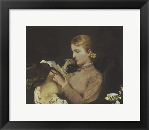 Framed Art Frame Art Blond and Brunette, 1879 by Charles Burton Barber Wall Decor 18x24 Artwork