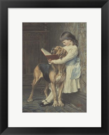 Framed Art Naughty Boy! by Charles Burton Barber Wall Decor 18x24 Artwork