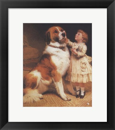 Framed Art Trust, 1888 by Charles Burton Barber Wall Decor 18x24 Artwork