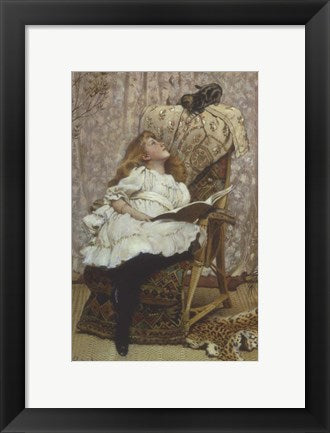 Framed Art Frame Art A Rival Attraction by Charles Burton Barber Wall Decor 18x24 Artwork
