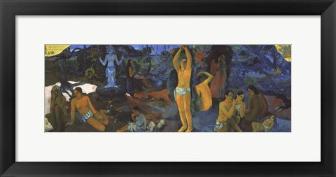 Framed Art Painting, 1897 by Paul Gauguin Wall Decor 18x24 Artwork