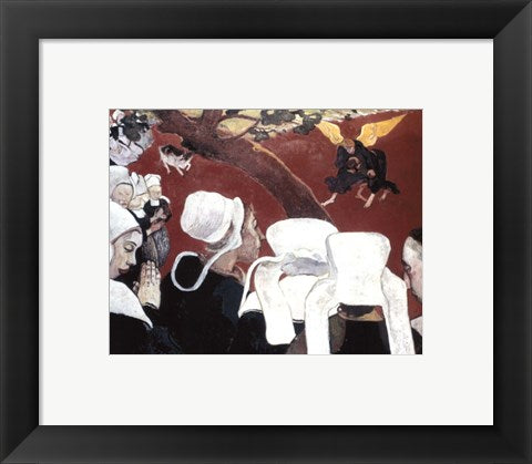 Framed Art Vision, 1888 by Paul Gauguin Wall Decor 18x24 Artwork