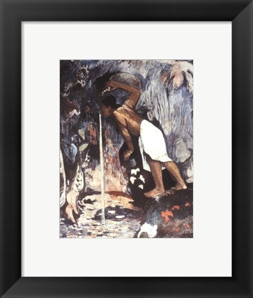 Framed Art Pape Moe, 1892 by Paul Gauguin Wall Decor 18x24 Artwork